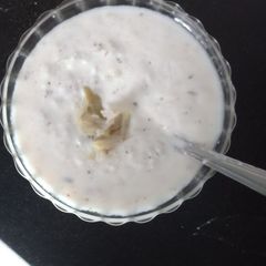 A picture of Bottle gourd raita.