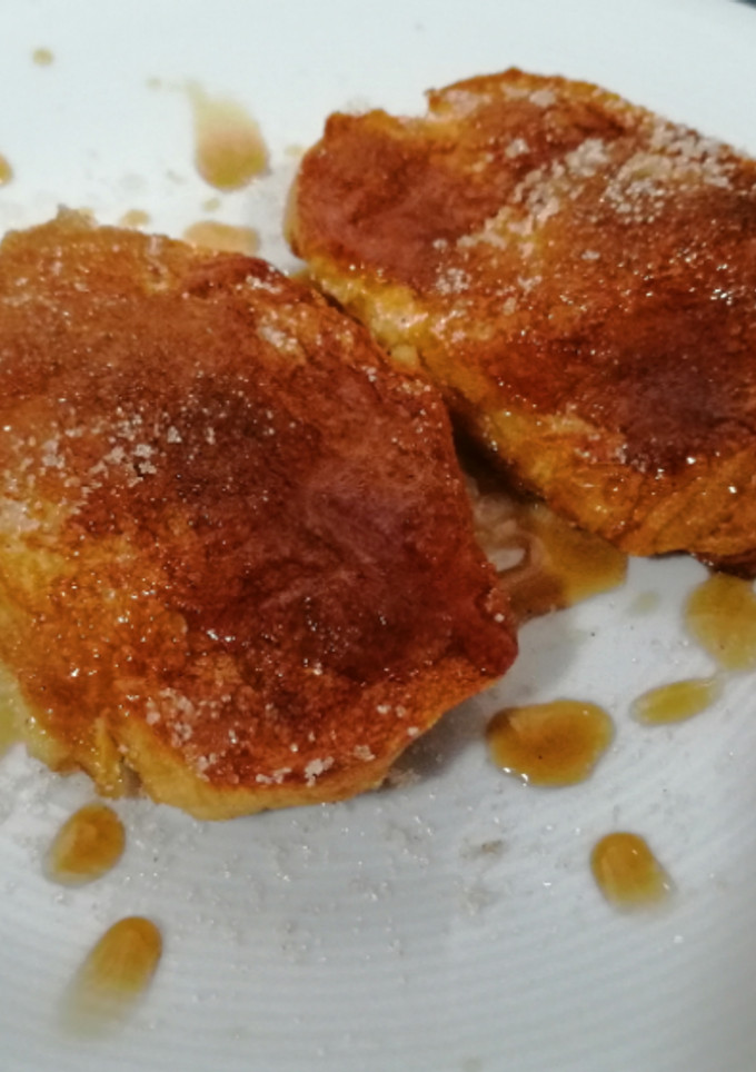 Una foto de Torrijas al horno caramelizadas al Pedro Ximénez