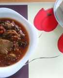 Estofado de lentejas con setas varias (Olla de cocción lenta-CrockPot-SlowCooker)