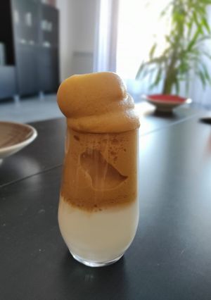 Una foto de Café Dalgona con Thermomix