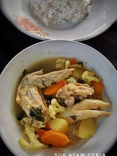 Foto resep Sup Ayam Ceria