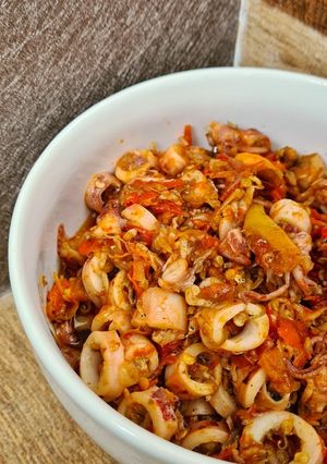 Foto resep Sambal Cumi Teri Kecombrang