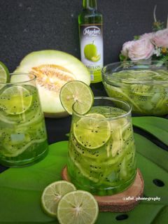 Foto resep Es Kuwut Melon