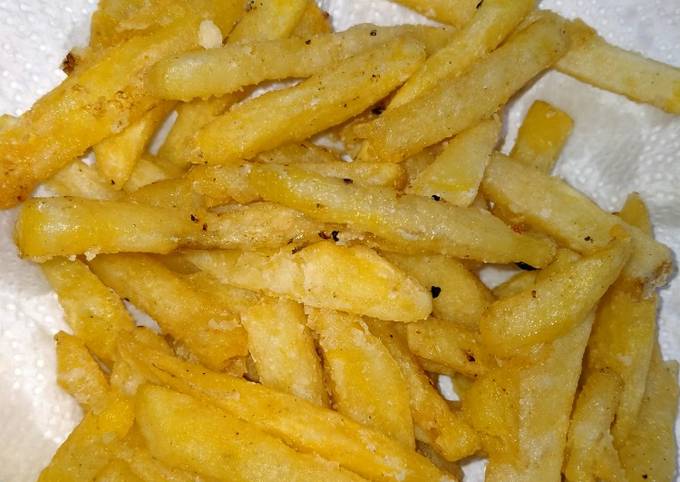 Bagaimana cara buat Kentang Goreng Krispy "Anti Gagal"  nikmat