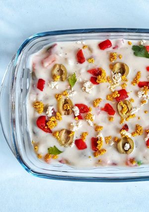 Una foto de 🌱Ensaladilla rusa con veganesa de judías blancas🌱
