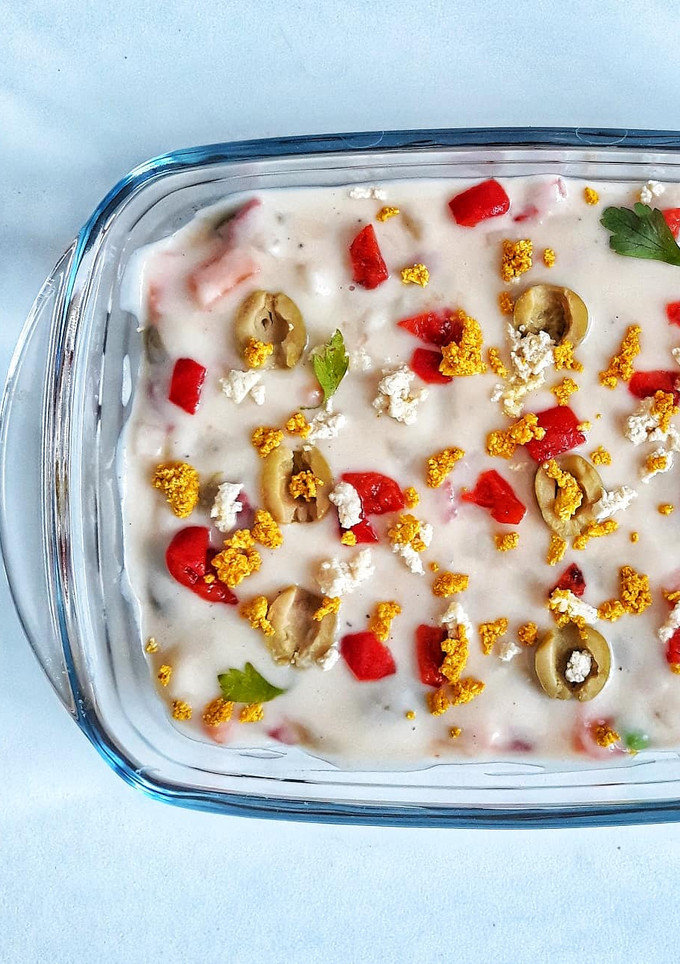 Una foto de 🌱Ensaladilla rusa con veganesa de judías blancas🌱