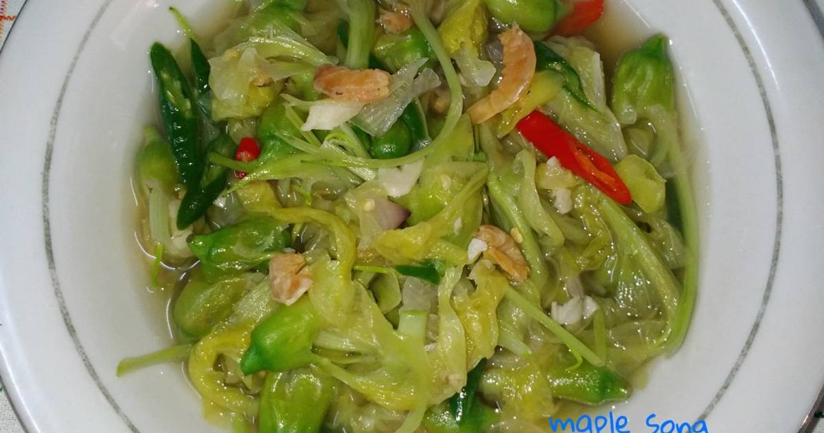 Resep Tumis Kembang Turi Ebi oleh maplesong - Cookpad