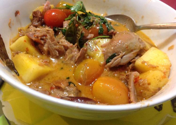 Resep Thai Smoked Duck Red Curry Anti Gagal