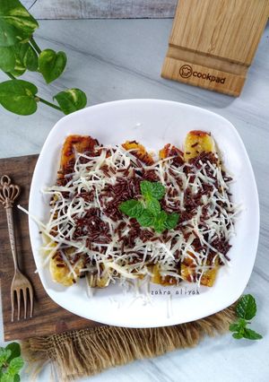 Foto resep Pisang Bakar Meises Keju Susu