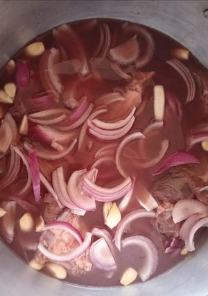 O poză a rețetei Pulpă de porc mistreț marinată.