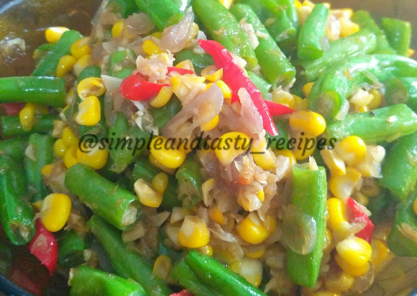 Resep Buncis-Jagung Krenyes² Enak-Wajib Recook, Lezat