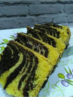 Foto resep Zebra butter cake