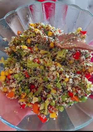Una foto de Ensalada fría de Quinoa y Brócoli 🥗