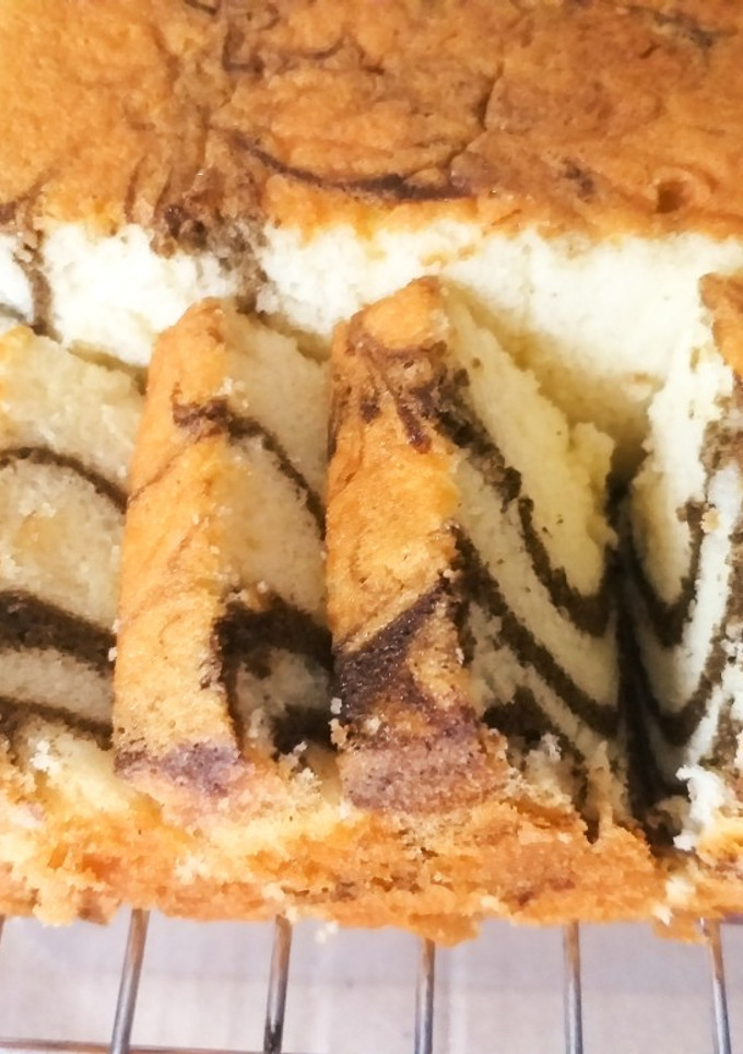 Foto resep Marmer Cake Putih Telur Lembut