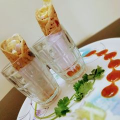 A picture of Kolkata Style Egg Rolls.