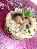 Risotto con funghi e speck 😋