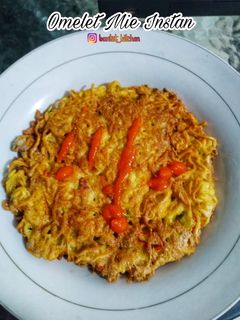 Foto resep Omelet Mie Instan