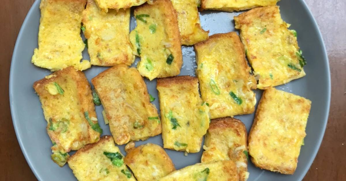 Resep MPASI 1 Tahun Keatas Roti Goreng Telur oleh ADNA 