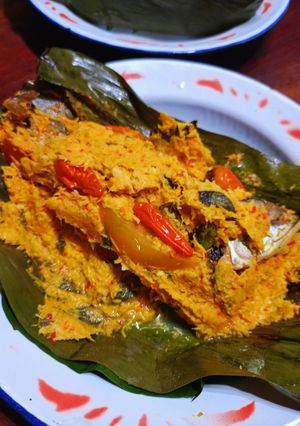 Foto resep Pepes peda kelapa parut