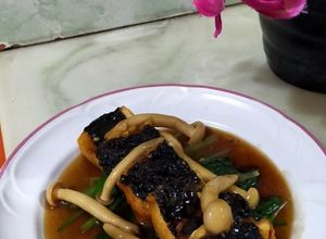 Foto resep Tahu nori siram shimeji