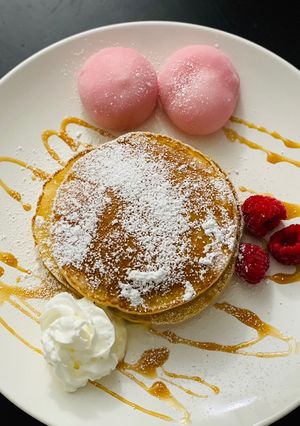 Foto resep Pancakes mochi🍓
