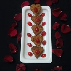 A picture of Nepali jaggery khajur.