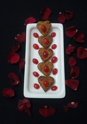A picture of Nepali jaggery khajur.