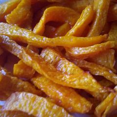A picture of Pumpkin fries #SnackRecipeContest.