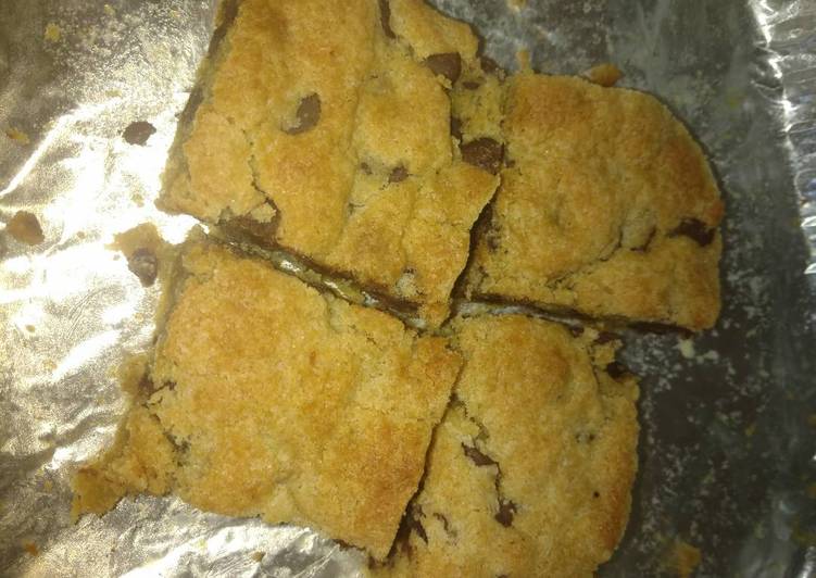 Recipe of Favorite Medicated Chocolate Chip Cookie Squares