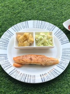 รูปของ Ketogenic salmon steak