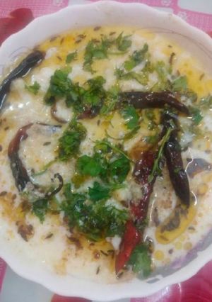 A picture of Dahi Aloo raita.