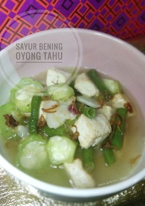 Foto resep Sayur Bening Oyong Tahu Kacang Panjang