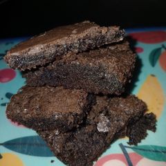 A picture of Crinkle top Fudgey Brownie 😋 😍.