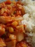 Guiso de mondongo y mote