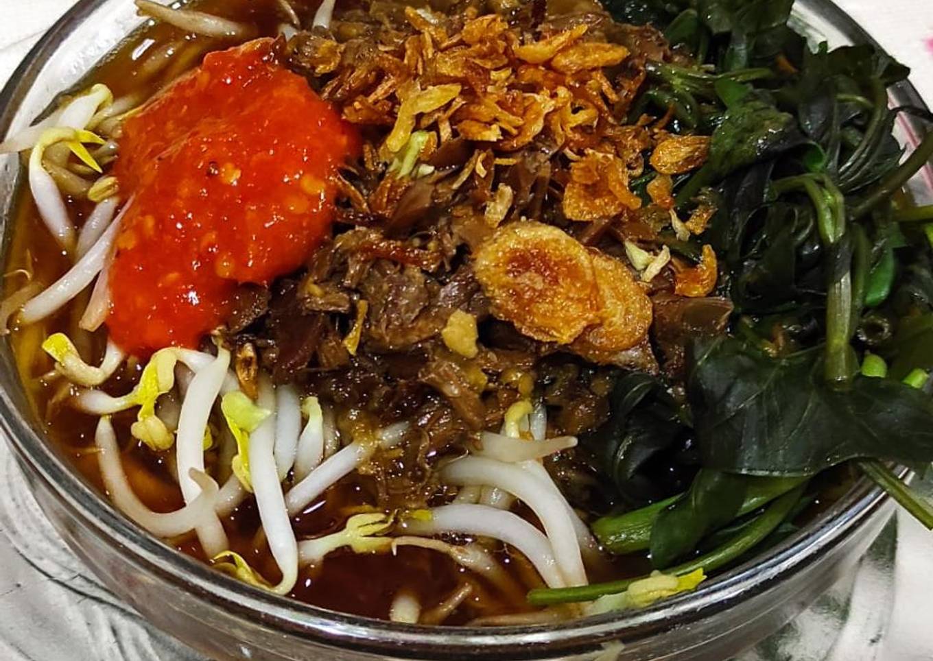 Mie kangkung