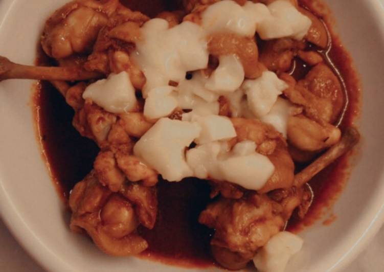Resep Chicken Samyang Sauce With Mozarella Yang Renyah