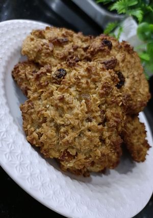 صورة لوصفة بسكويت الشوفان🍪💗