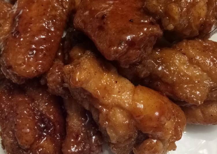 Resep Sticky chicken wings Anti Gagal