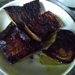 Fried brinjal A picture of Fried brinjal.