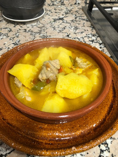 Una foto de Marmitako de atún o guiso de atún