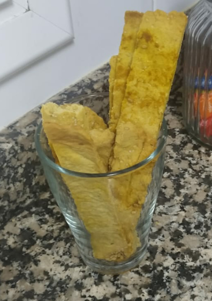 Una foto de Crackers de garbanzos