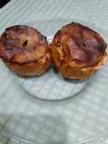 Manzanas asadas en freidora de aire