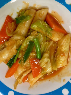 韓式小菜:辣炒年糕 的食譜成品照片