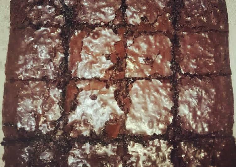 Fudge Brownies (dengan choco chips)
