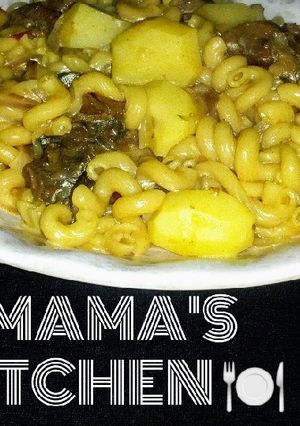 Macaroni jallof ainihin hoton girkin