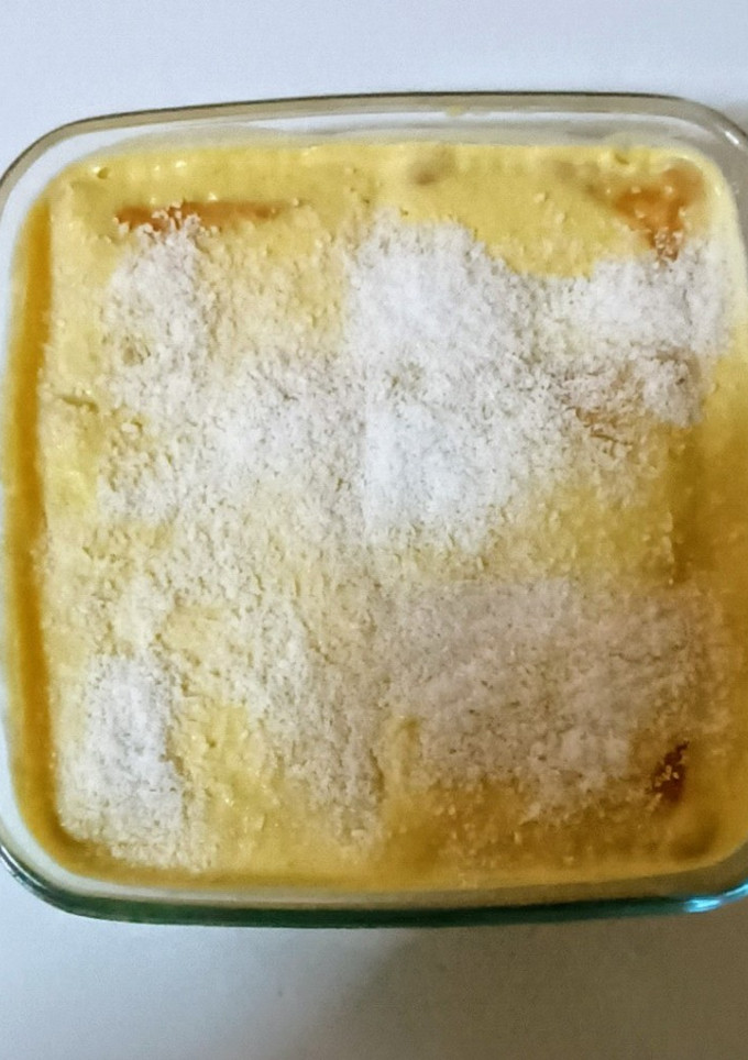 Una foto de Tarta fría de mango 🥭