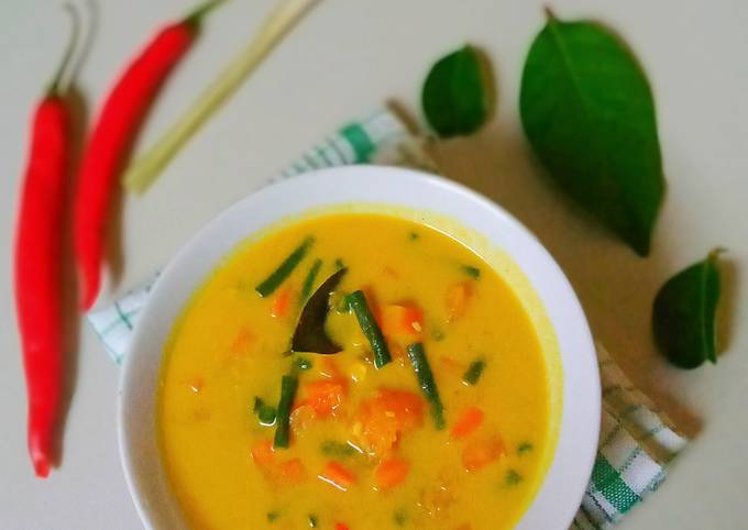 Ini dia! Cara  memasak Sayur santan labu kuning sajian Idul Fitri dijamin sesuai selera