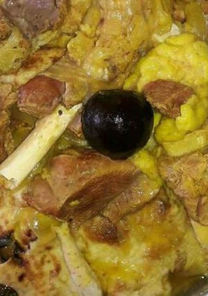 صورة لوصفة تشريب لحم اصفر عراقي 😍
