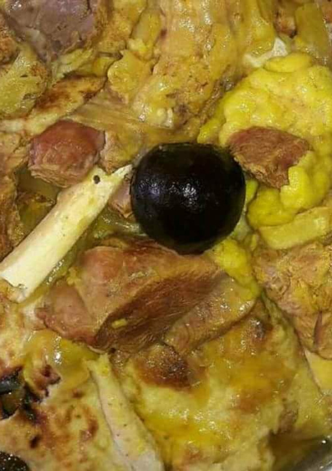 صورة لوصفة تشريب لحم اصفر عراقي 😍