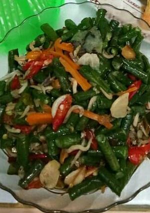 Foto resep Tumis kacang panjang teri medan